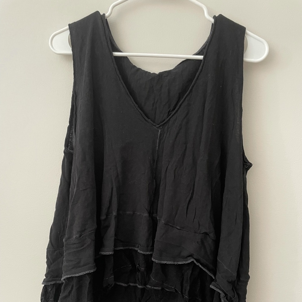 Free people distressed tank top
